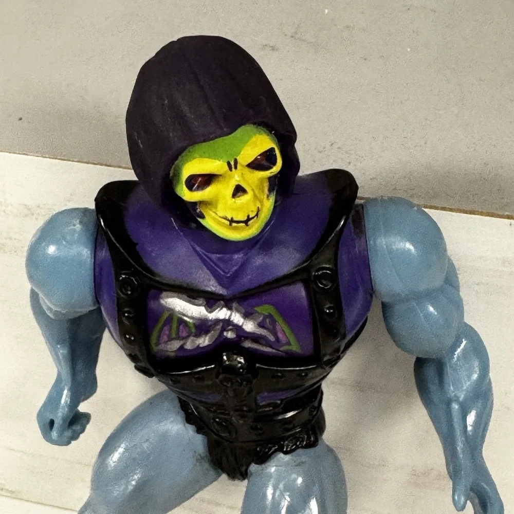 MASTERS OF THE UNIVERSE 1983‎ Mattel Battle Armor Skeletor MOTU He-Man Soft Head